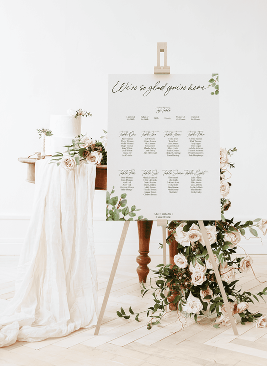 Eucalyptus 2 Wedding Table Plan